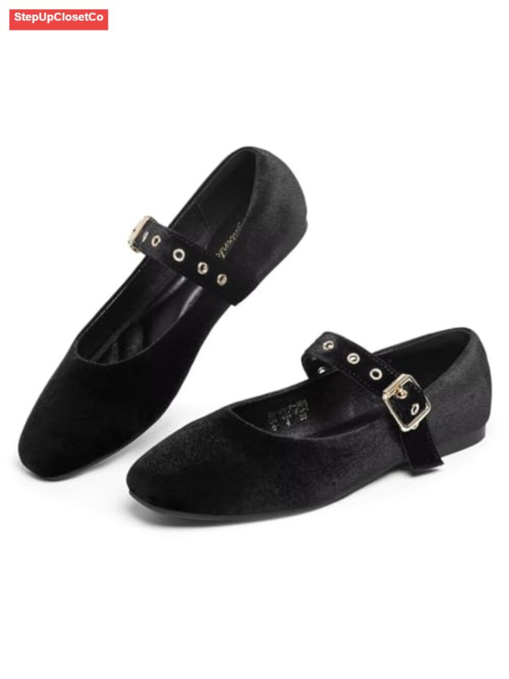 Women Square Toe Mary Jane Flats Arch Support Ballet Shoes